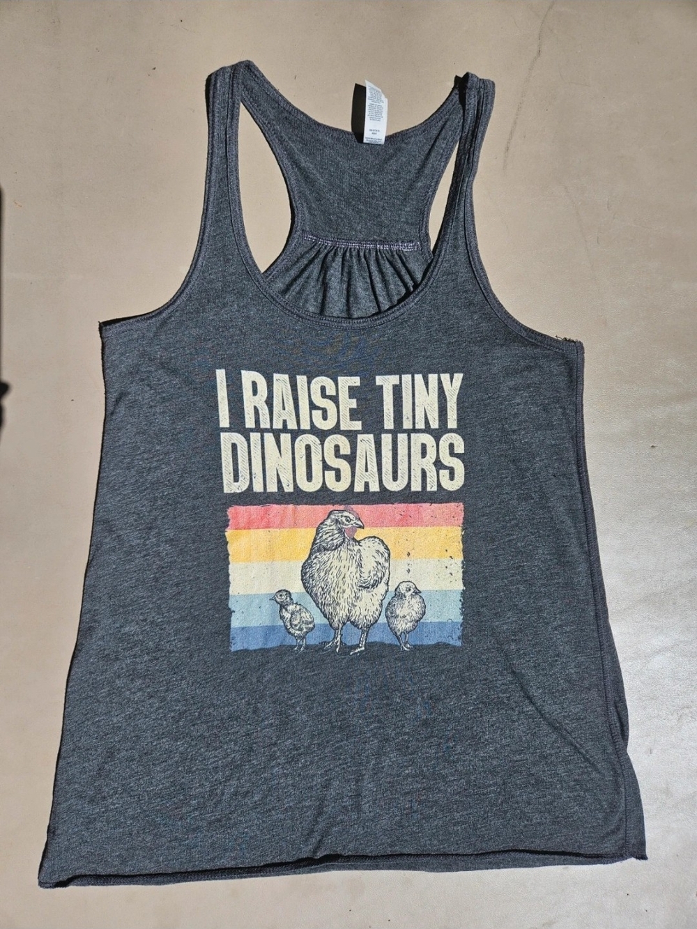 I Raise Tiny Dinosaurs - Chicken Tank Top